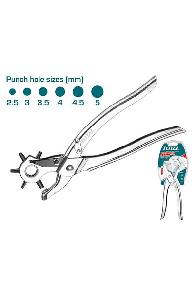 TOTAL Total Tht3351 Iron Hand Leather Punch