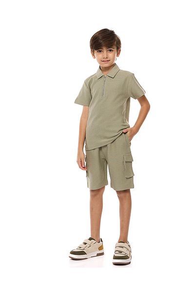 R&B BOYS TOP & BOTTOM SET 2-8Y