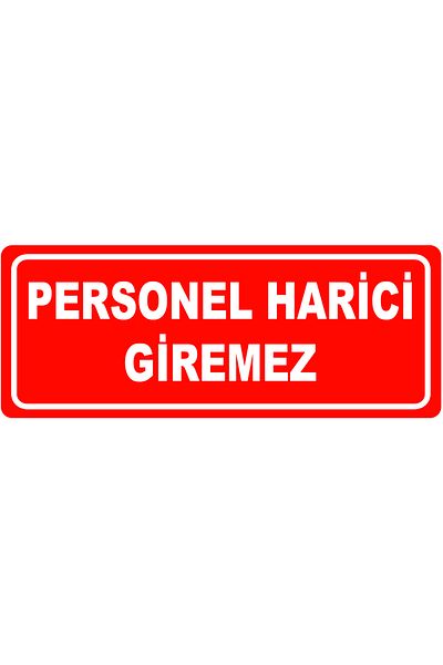 TELLGRAF Staff Cannot Enter Written Label (10X20 cm 10 Pcs)