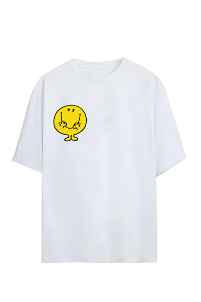 MAGORS إيموجي أصفر - تي شيرت كبير الحجم