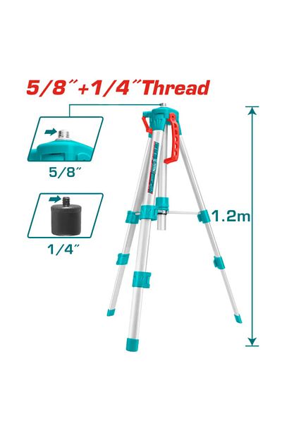 TOTAL Total Tllt01152 5/8" 1/4" Laser Level Base