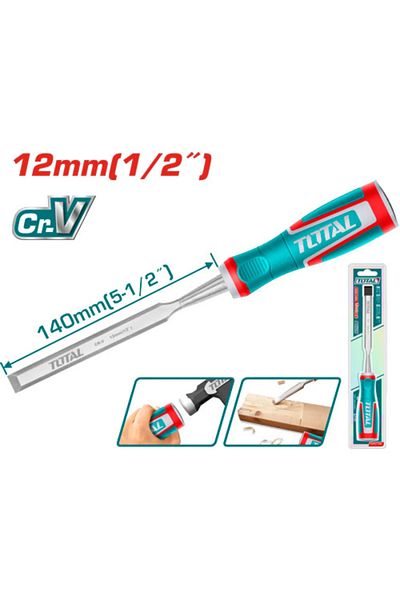 TOTAL Total Tht41126 12mm Wood Chisel