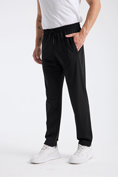 KAPHONE Erkek Düz Paça Relaxed Fit Dalgıç Kumaş Eşofman Altı