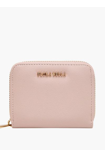 Flora Bella by Shoexpress Textured Zip Around Wallet