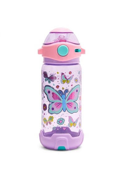 R&B Purple Girls Water Bottle