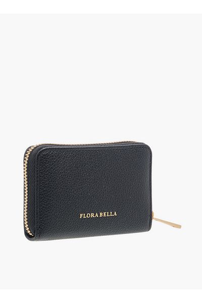 Flora Bella by Shoexpress Textured Wallet with Zip Closure
