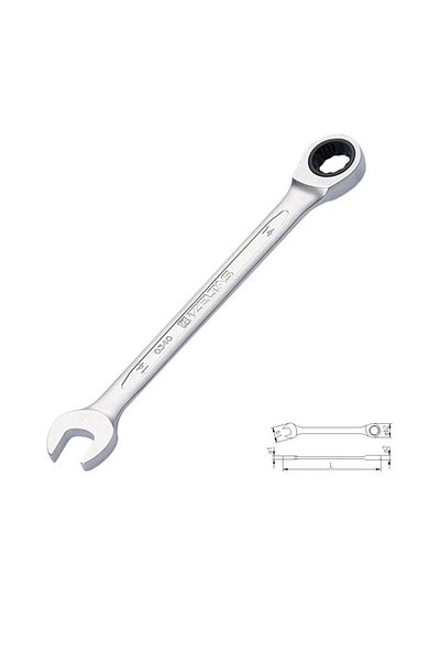 PRATİKOBA İzeltaş 0340 Ratchet Combined Key 22 mm