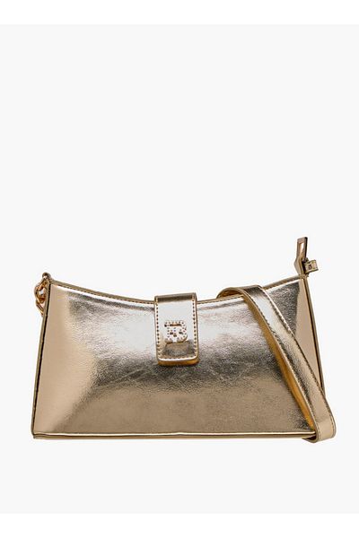Flora Bella by Shoexpress Solid Shoulder Bag with Magnetic Closure and Strap