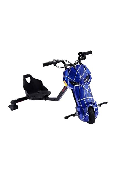 rexa سكوتر كهربائي بثلاث عجلات من Crazy Cart باللون الأزرق، 96 × 61 سم