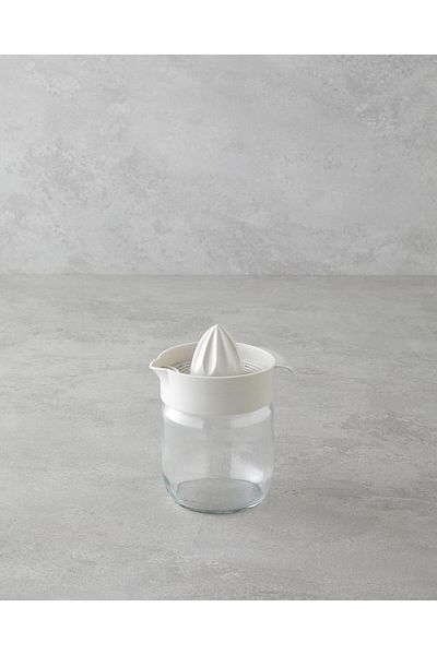 English Home Zoe Glass Lemon Squeezer 425 ml Cream