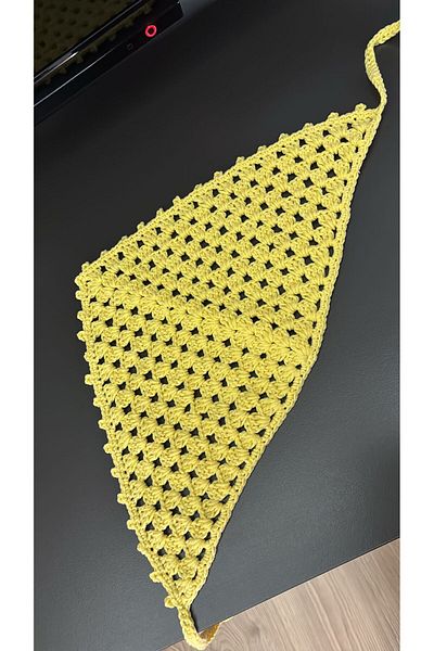 YUMAK HOBİ EVİ Hand Knitted Bandana