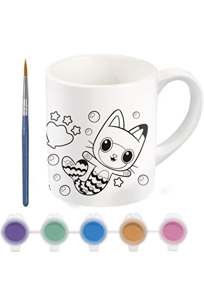 Totum Kreativní sada pro kutily, Namalujte hrnek s motivem Gabbyho domečku pro panenky