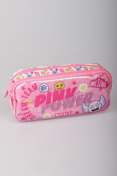 MUGGLE "Dekomus Wet Wipes Gifted" "The Power of Pınk Love Collection" Pen Bag