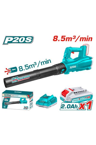 TOTAL 20V Battery Air Blower with One Battery and Charger Total Tabli203235