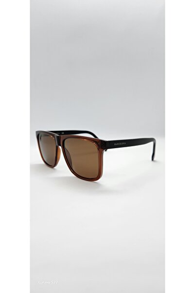 Barcelona Angled Model Bone Men's Sunglasses