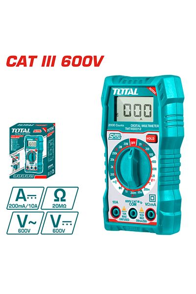 TOTAL Total TMT460012 600V Digital Multimeter