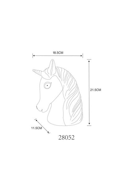 GLOBO Led Night Light, Unicorn Shape, Warm Light,