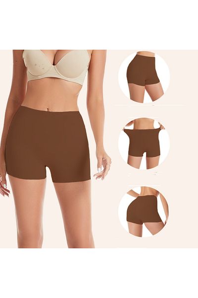 MİSTİRİK Carigna Model Lifting and Firming Laser Cutting No Trace Lifting Boxer Brown Color