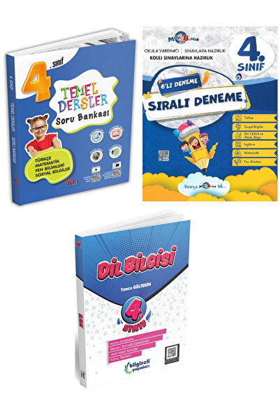 Açı Yayınları 4.Sınıf Açı Tüm Dersler Soru Bankası + 6'Lı Sıralı Deneme + Dil...