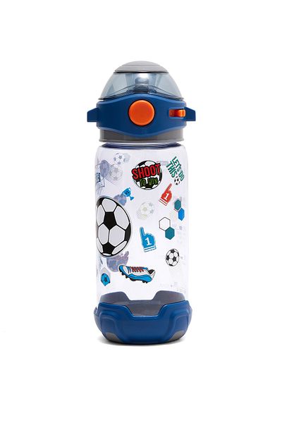 R&B Dark Blue Boys Water Bottle