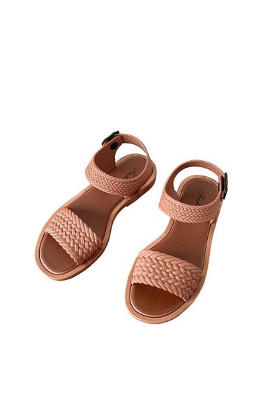huitich Brown Braided Strap Fashion Sandals 36-37