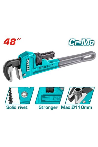 TOTAL Total 48" Rubber Handle Abu Jalambo Wrench Tht171486