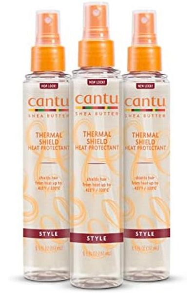 Cantu Shea Butter Thermal Shield Heat Protectant 5.1oz (3 Pack)
