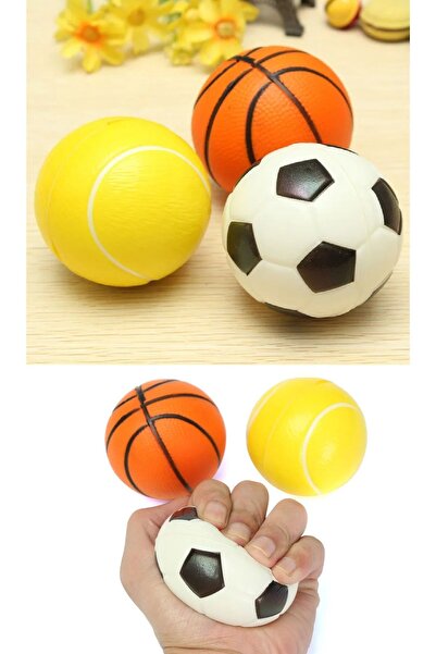 Nadom 2 Adet Yumuşak El Bilek Parmak Güçlendirme El Egzersiz Stres Topu