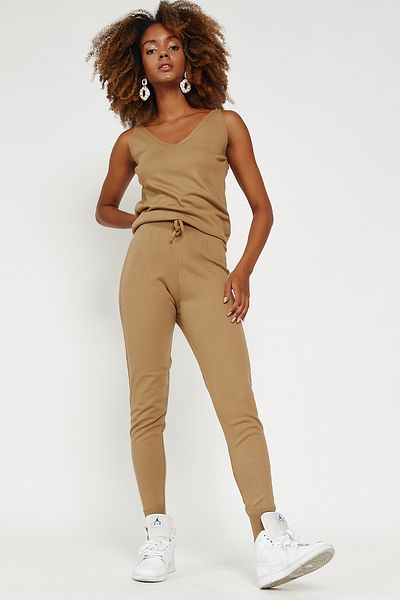 Hopoi Women's Skinny Leg Knitwear Trousers