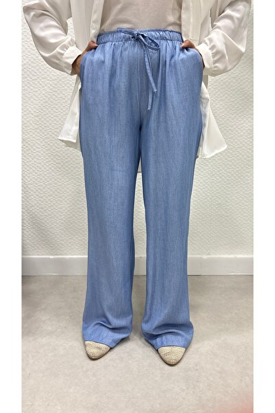 MODAMM ÖYKÜM Keten Karışımlı Bol Kesim Tesettür Pantolon