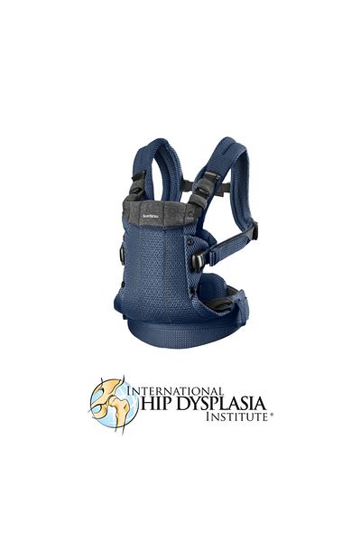 BabyBjörn BabyBjorn Anatomical Baby Carrier with Carrying Positions, Harmony, Navy Blue, 3D Mesh,