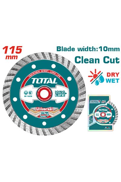TOTAL Total Tac2131153 4-1/2" Turbo Marble Cutting Disc