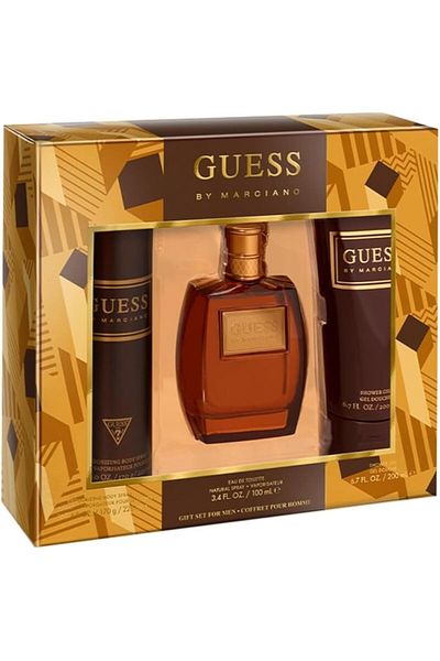 Guess By Marciano For Men Set Edt 100Ml + Sg 200Ml + Body Spray 226Ml (New Pack)