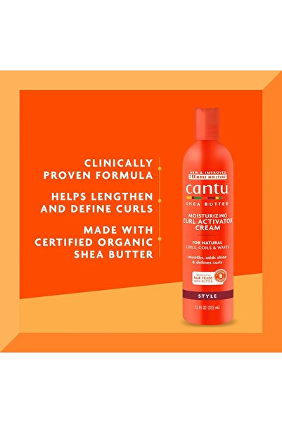 Cantu Shea Butter Curl Activator Cream for Natural Hair 12 oz