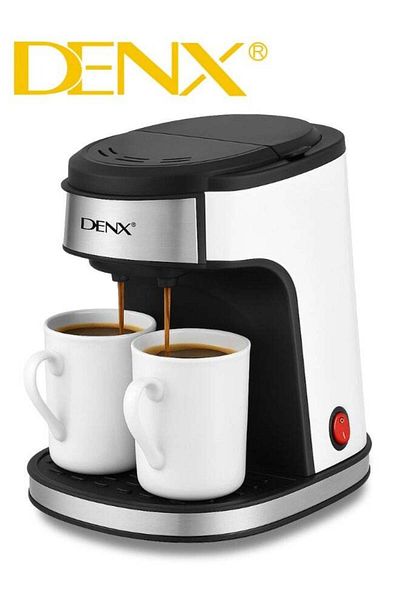 Primo Plus Drip Coffee Maker – 450W Power, 240ml Capacity, High Density Filter, Single/Double Cup