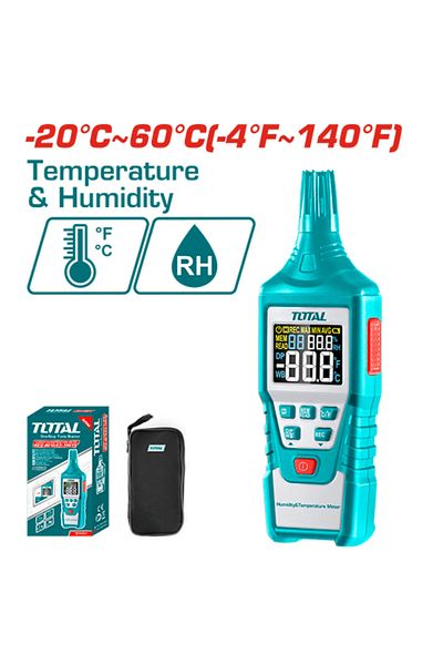 TOTAL Total Tetht01 Temperature and Humidity Meter 20°C~60°C(-4°F~140°F)