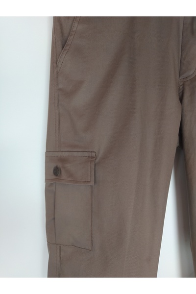 butikdünyası Cargo Jogger Pants Elastic Waistband with Laces