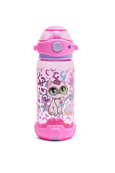 R&B Fuchsia Girls Water Bottle