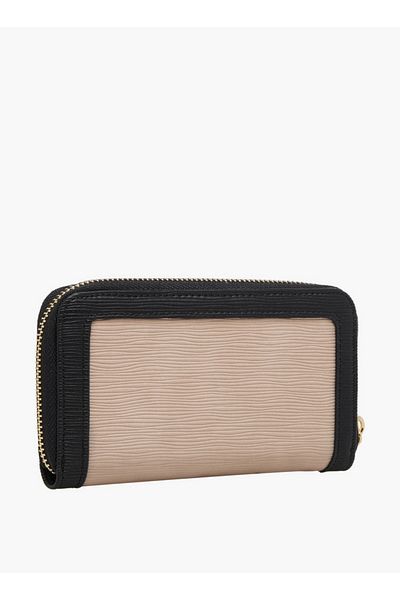 Flora Bella by Shoexpress Textured Zip Around Wallet