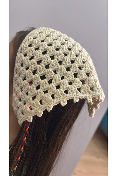 YUMAK HOBİ EVİ Hand Knitted Bandana