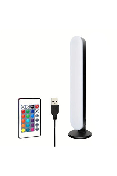 indirimvar 1 adet rgb led ışık barı 16 renk 4 mod usb ır uzaktan kumanda