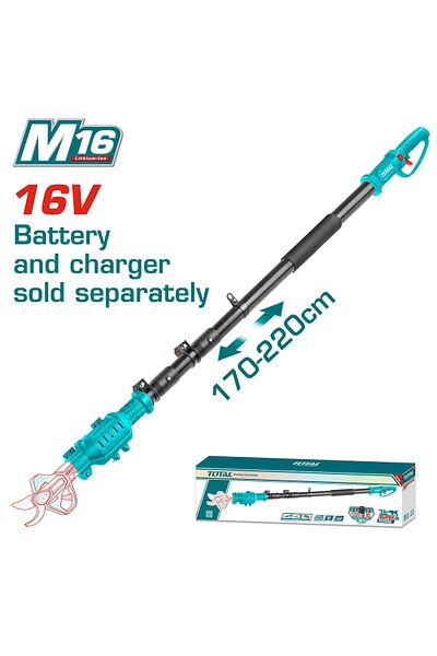 TOTAL Total Terli1658 16v Long Branch Pruner Without Battery & Charger