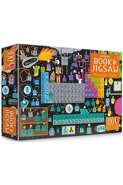 Usborne Publishing Set Puzzle 'Periodic Table Picture Book and Jigsaw', 7 years+, Usborne