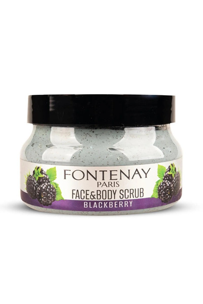 Fontenay Paris قناع مقشر فعال للوجه والجسم بالتوت الأسود 350 مل