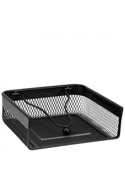 Culinaro HOME horizontal weighted napkin holder, 18.5x18.5xh6.5cm, matte black