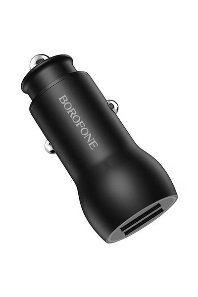 Borofone Încărcător auto BZ9 cu două porturi USB, 3.1 A, 2 x USB - Negru