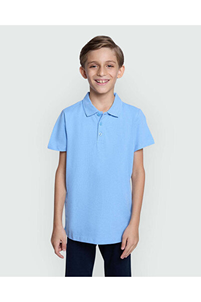 Ovs قميص بولو باللون الأزرق الهادئ - كلاسيكي للأولاد