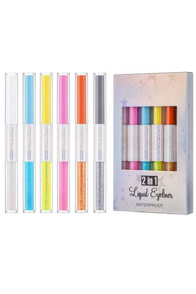 huitich Double-Headed Colorful Eyeliner Set