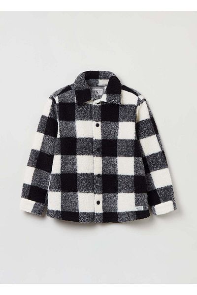Ovs Boys Checked Overshirt Shacket