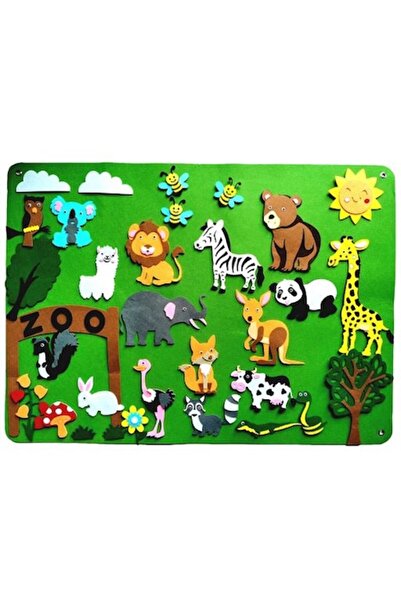 OEM Placa de activitati pentru copii, din fetru premium